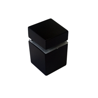 photo Support etagere cube finition noir mat
